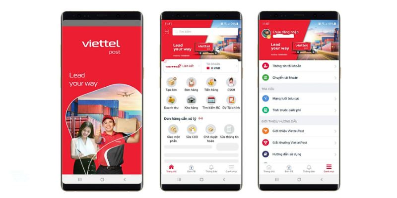 dinh vi buu gui viettel post qua app