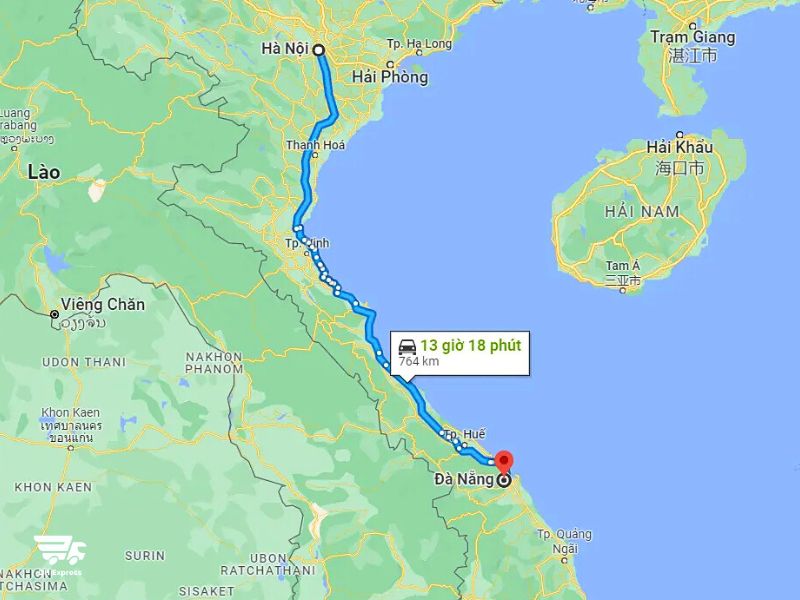 tong quan tuyen van tai da nang ha noi