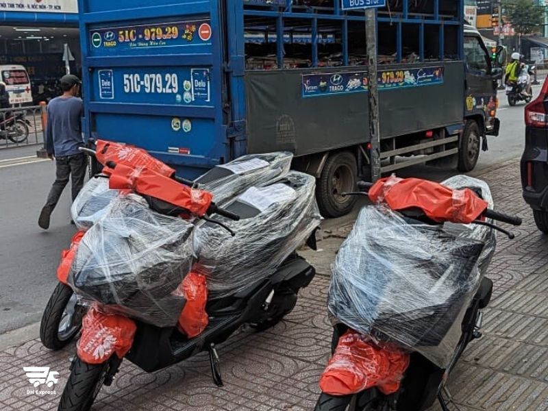 chi phi cac cach gui xe may tu ha noi vao sai gon