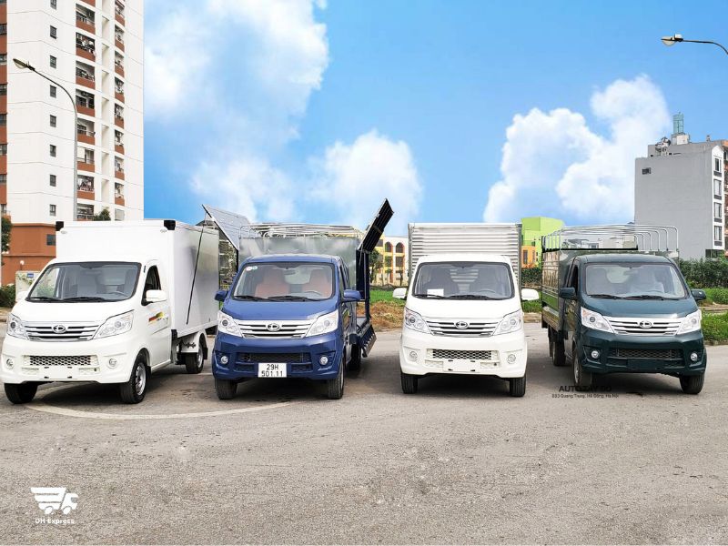 cac loai xe tai cho hang ha noi ha long