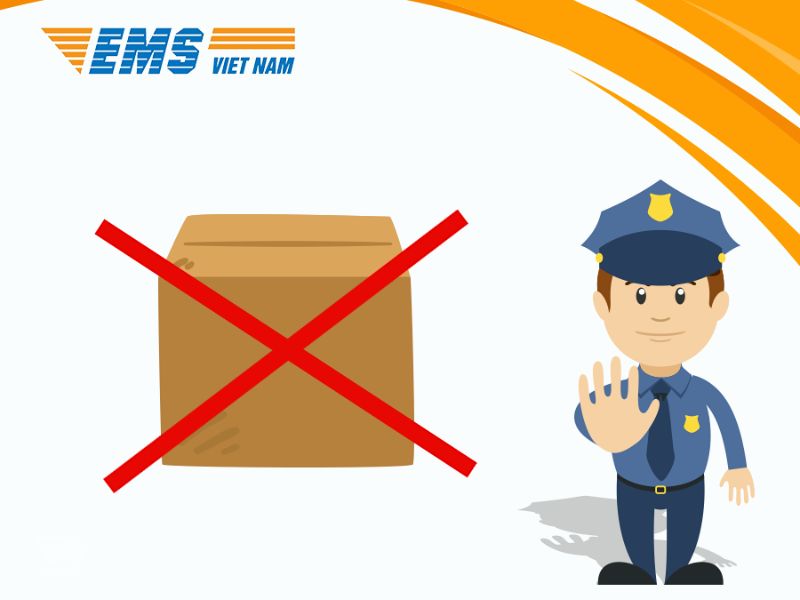 danh muc hang cam gui qua buu dien chi tiet