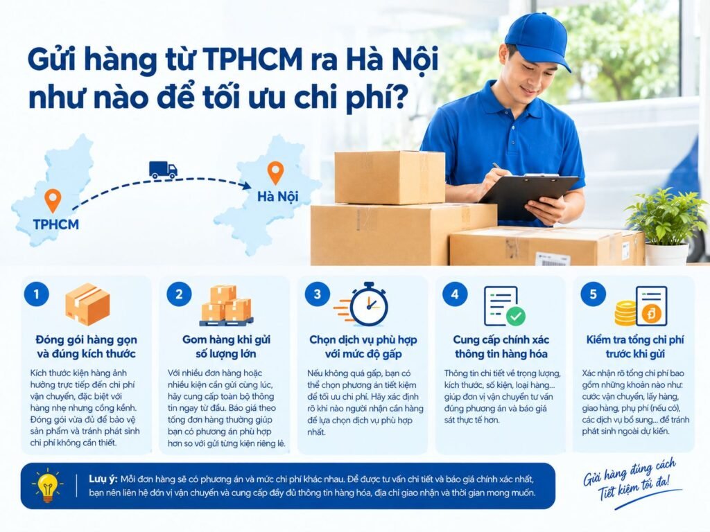 gui hang tu tphcm ra ha noi nhu nao de toi uu chi phi